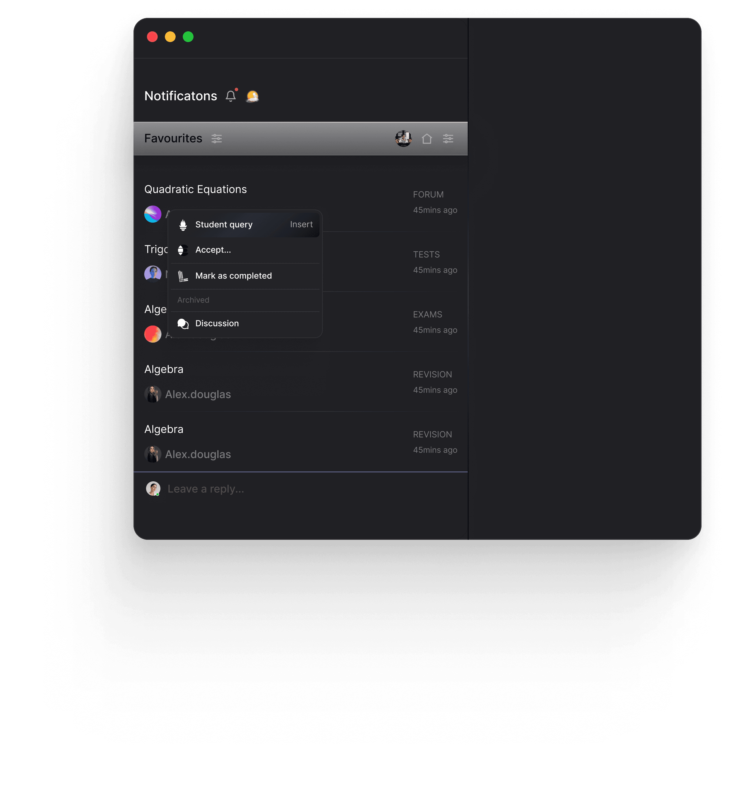 Your progress and notifications